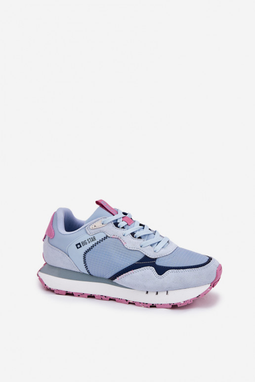 zo semišu Jednoduché tenisky Dámske Big Star RR274236 HI-POLY SYSTEM Modrá zo semišu Jednoduché tenisky Dámske Big Star RR274236 HI-POLY SYSTEM Modrá