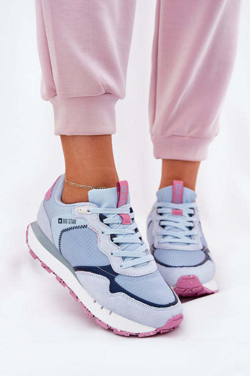 zo semišu Jednoduché tenisky Dámske Big Star RR274236 HI-POLY SYSTEM Modrá zo semišu Jednoduché tenisky Dámske Big Star RR274236 HI-POLY SYSTEM Modrá