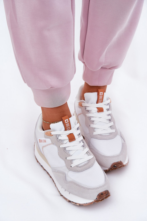 zo semišu Jednoduché tenisky Dámske Big Star RR274235 HI-POLY SYSTEM béžová zo semišu Jednoduché tenisky Dámske Big Star RR274235 HI-POLY SYSTEM béžová