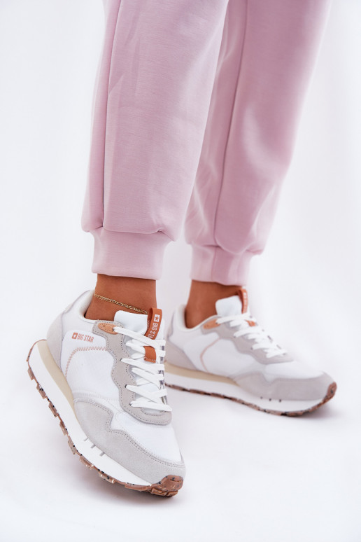 zo semišu Jednoduché tenisky Dámske Big Star RR274235 HI-POLY SYSTEM béžová zo semišu Jednoduché tenisky Dámske Big Star RR274235 HI-POLY SYSTEM béžová