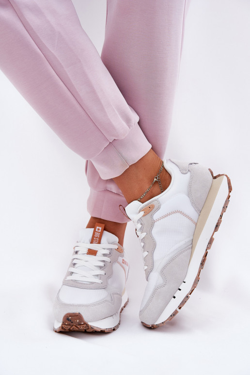 zo semišu Jednoduché tenisky Dámske Big Star RR274235 HI-POLY SYSTEM béžová zo semišu Jednoduché tenisky Dámske Big Star RR274235 HI-POLY SYSTEM béžová