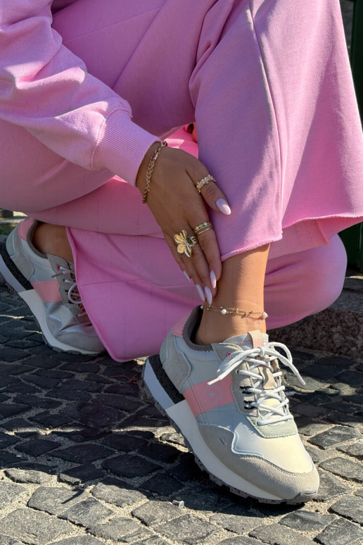 zo semišu Tenisky model obuvi Dámske Big Star RR274243 HI-POLY SYSTEM sivá-Ružová zo semišu Tenisky model obuvi Dámske Big Star RR274243 HI-POLY SYSTEM sivá-Ružová