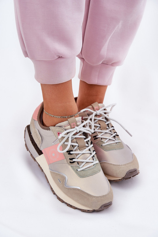 zo semišu Tenisky model obuvi Dámske Big Star RR274243 HI-POLY SYSTEM sivá-Ružová zo semišu Tenisky model obuvi Dámske Big Star RR274243 HI-POLY SYSTEM sivá-Ružová