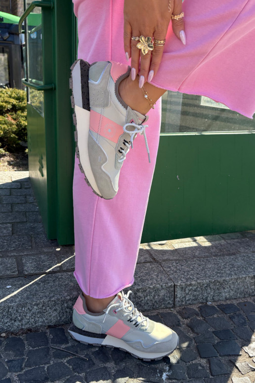 zo semišu Tenisky model obuvi Dámske Big Star RR274243 HI-POLY SYSTEM sivá-Ružová zo semišu Tenisky model obuvi Dámske Big Star RR274243 HI-POLY SYSTEM sivá-Ružová