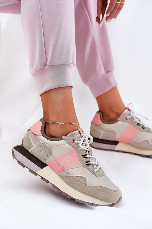 zo semišu Tenisky model obuvi Dámske Big Star RR274243 HI-POLY SYSTEM sivá-Ružová zo semišu Tenisky model obuvi Dámske Big Star RR274243 HI-POLY SYSTEM sivá-Ružová