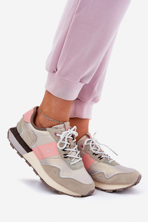 zo semišu Tenisky model obuvi Dámske Big Star RR274243 HI-POLY SYSTEM sivá-Ružová zo semišu Tenisky model obuvi Dámske Big Star RR274243 HI-POLY SYSTEM sivá-Ružová