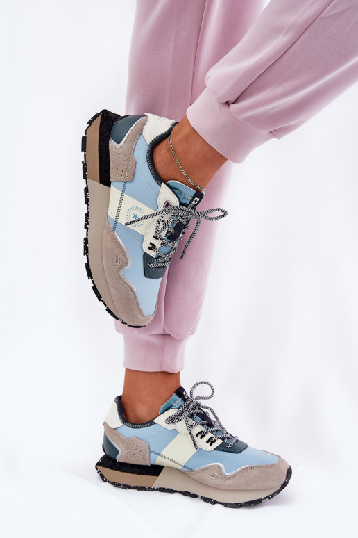 zo semišu Tenisky model obuvi Dámske Big Star RR274245 HI-POLY SYSTEM sivá-Modrá zo semišu Tenisky model obuvi Dámske Big Star RR274245 HI-POLY SYSTEM sivá-Modrá