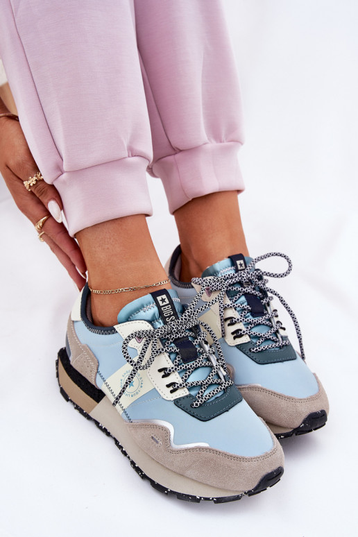 zo semišu Tenisky model obuvi Dámske Big Star RR274245 HI-POLY SYSTEM sivá-Modrá zo semišu Tenisky model obuvi Dámske Big Star RR274245 HI-POLY SYSTEM sivá-Modrá