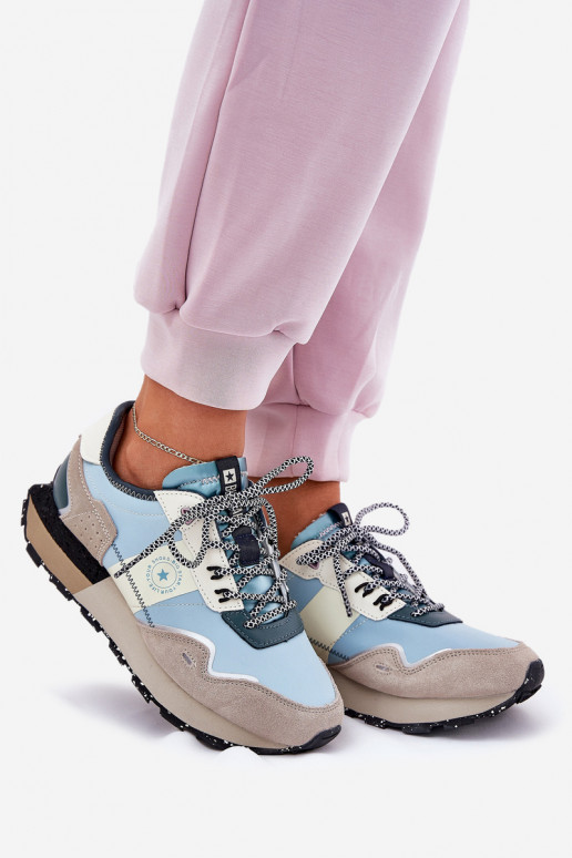 zo semišu Tenisky model obuvi Dámske Big Star RR274245 HI-POLY SYSTEM sivá-Modrá zo semišu Tenisky model obuvi Dámske Big Star RR274245 HI-POLY SYSTEM sivá-Modrá