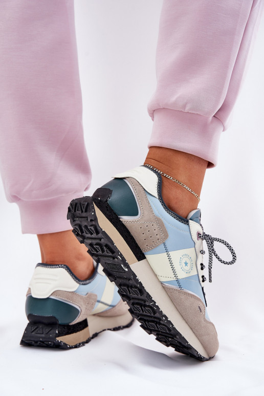 zo semišu Tenisky model obuvi Dámske Big Star RR274245 HI-POLY SYSTEM sivá-Modrá zo semišu Tenisky model obuvi Dámske Big Star RR274245 HI-POLY SYSTEM sivá-Modrá