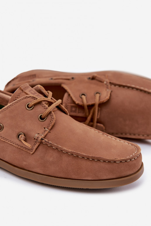 Kožené Mokasíny pánske Big Star RR174162 Hnedá farba