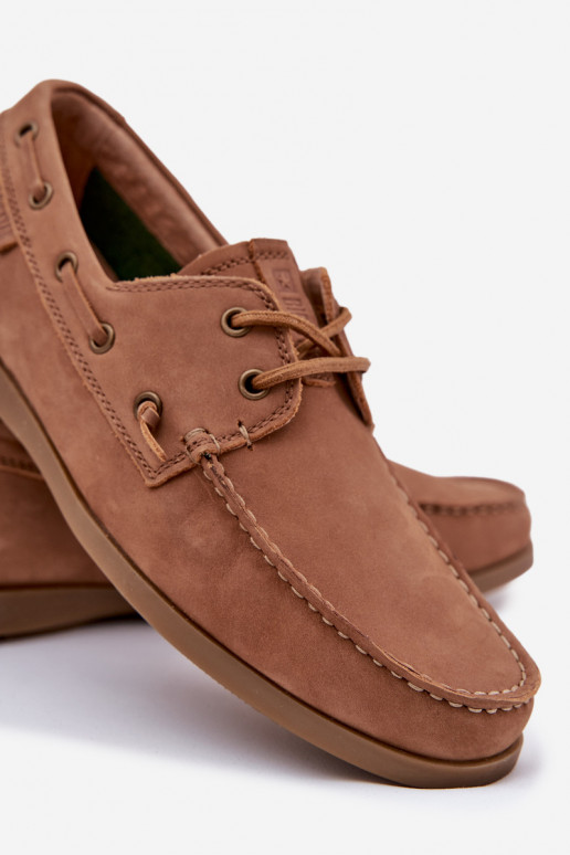 Kožené Mokasíny pánske Big Star RR174162 Hnedá farba