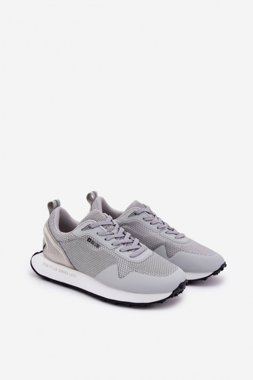 Tenisky model obuvi pánske s platformou Big Star RR174358 Hi-Poly System sivá Tenisky model obuvi pánske s platformou Big Star RR174358 Hi-Poly System sivá