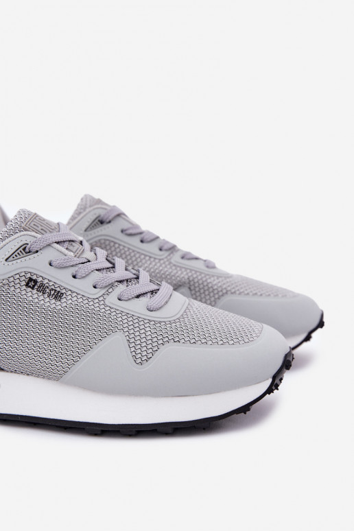 Tenisky model obuvi pánske s platformou Big Star RR174358 Hi-Poly System sivá Tenisky model obuvi pánske s platformou Big Star RR174358 Hi-Poly System sivá