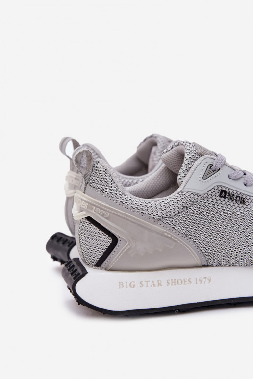 Tenisky model obuvi pánske s platformou Big Star RR174358 Hi-Poly System sivá Tenisky model obuvi pánske s platformou Big Star RR174358 Hi-Poly System sivá