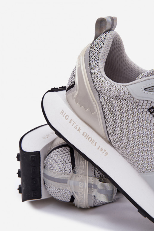 Tenisky model obuvi pánske s platformou Big Star RR174358 Hi-Poly System sivá Tenisky model obuvi pánske s platformou Big Star RR174358 Hi-Poly System sivá