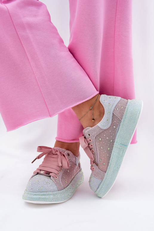 Zdobené Tenisky model obuvi s platformou GOE RR2N4009 Rôzne farby