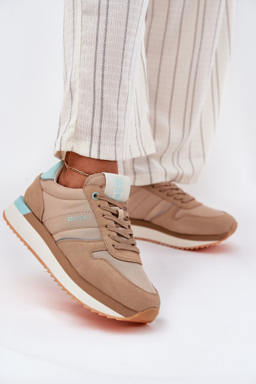 zo semišu Tenisky model obuvi Dámske Big Star RR274A048 HI-POLY SYSTEM béžová 2