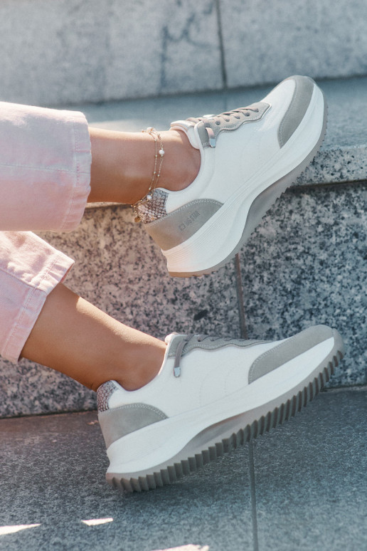 zo semišu Tenisky model obuvi Dámske s platformou Big Star RR274A344 HI-POLY SYSTEM béžová