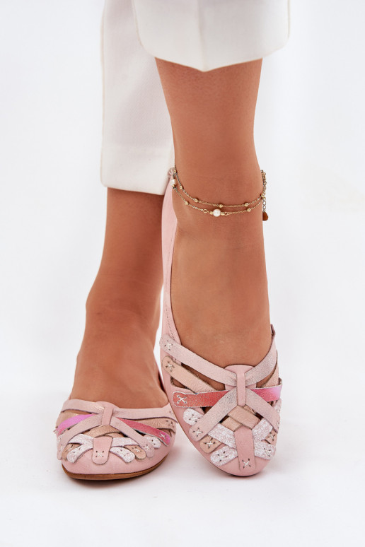 Dámske Balerínky Máciejka 01358-51 Ružová Dámske Balerínky Máciejka 01358-51 Ružová