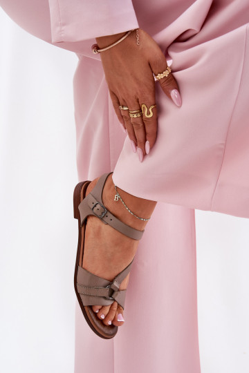 Zazoo 40182 Dámske sandále Dámske béžová 2