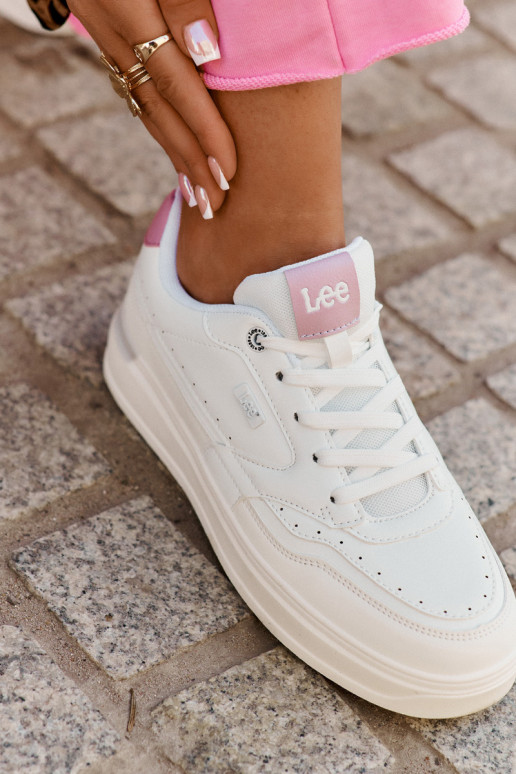 Tenisky model obuvi Dámske s platformou LEE EMMA INOMEN LOIN 50251014.00L biela farba Tenisky model obuvi Dámske s platformou LEE EMMA INOMEN LOIN 50251014.00L biela farba
