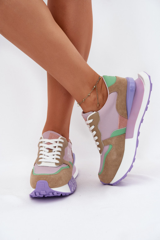 zo semišu Tenisky model obuvi Dámske s platformou Big Star RR274815 HI-POLY SYSTEM Ružová zo semišu Tenisky model obuvi Dámske s platformou Big Star RR274815 HI-POLY SYSTEM Ružová