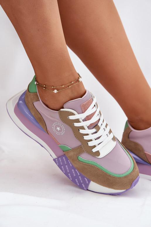 zo semišu Tenisky model obuvi Dámske s platformou Big Star RR274815 HI-POLY SYSTEM Ružová zo semišu Tenisky model obuvi Dámske s platformou Big Star RR274815 HI-POLY SYSTEM Ružová