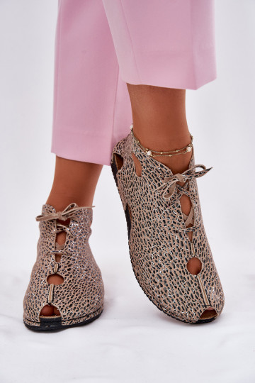 Vzorované Kožené Čižmy Máciejka 03426-49 so vzormi leopardej kožušiny