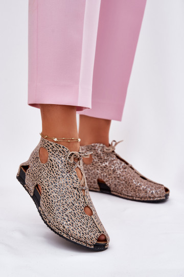 Vzorované Kožené Čižmy Máciejka 03426-49 so vzormi leopardej kožušiny 2