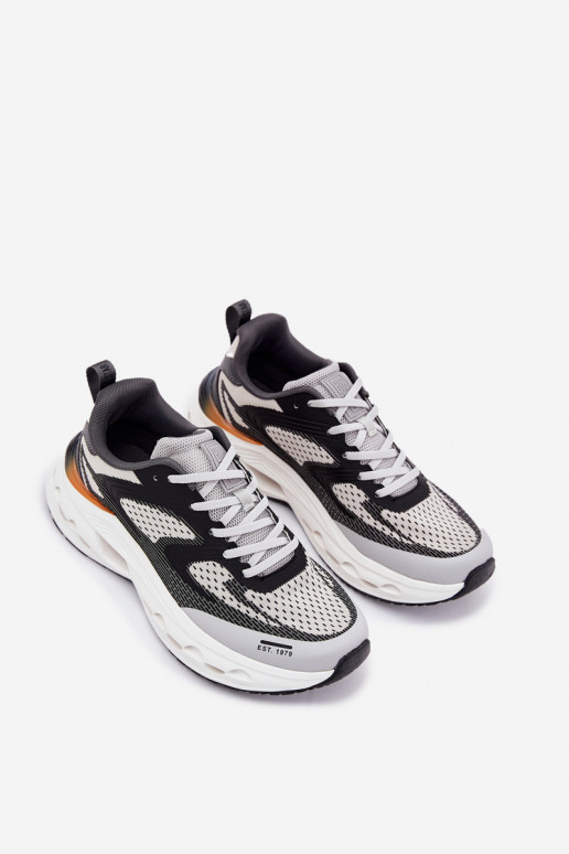 tenisky pánske s platformou Big Star RR174023 Hi-Poly System sivá