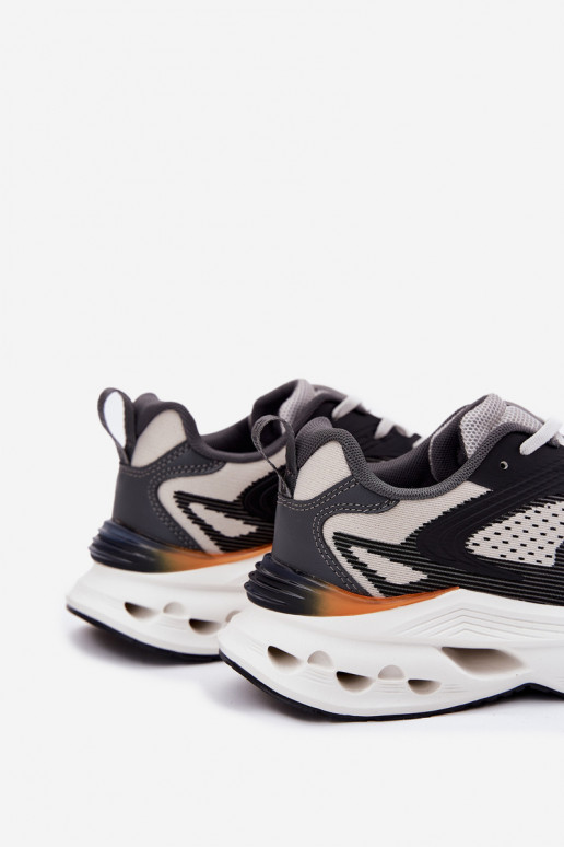 tenisky pánske s platformou Big Star RR174023 Hi-Poly System sivá