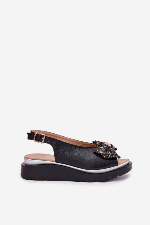 Dámske sandále Dámske Zapnuté INedge so stuhami Zazoo 1882 čierna Dámske sandále Dámske Zapnuté INedge so stuhami Zazoo 1882 čierna