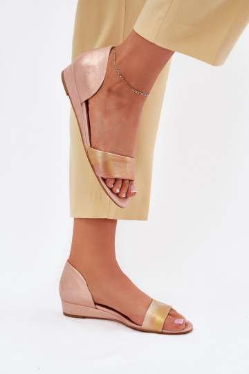 Dámske sandále Máciejka 01971-72 farba ružového zlata