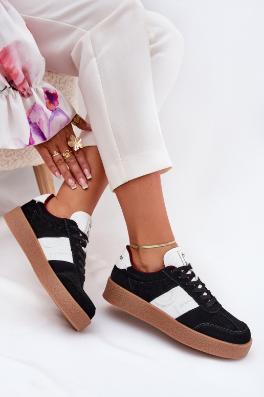 zo semišu Tenisky model obuvi Dámske Daniel Lopez Just Dare SS2D4021 čierna zo semišu Tenisky model obuvi Dámske Daniel Lopez Just Dare SS2D4021 čierna