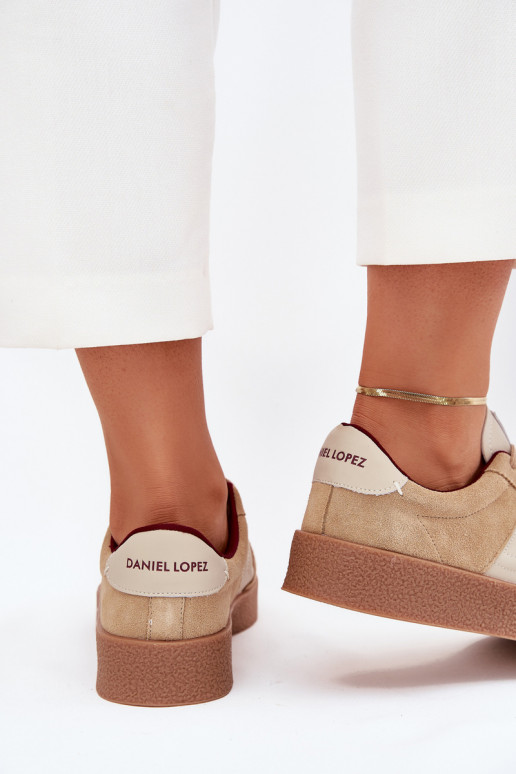 zo semišu Tenisky model obuvi Dámske Daniel Lopez Just Dare SS2D4022 béžová zo semišu Tenisky model obuvi Dámske Daniel Lopez Just Dare SS2D4022 béžová