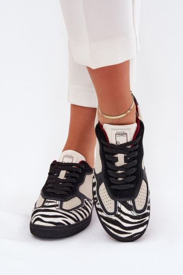 Tenisky model obuvi Dámske Daniel Lopez Just Dare SS2D4015 Zebra béžová 2