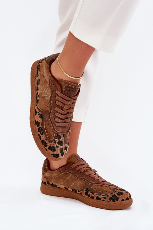 Tenisky model obuvi Dámske Daniel Lopez Just Dare SS2D4017 so vzormi leopardej kožušiny Tenisky model obuvi Dámske Daniel Lopez Just Dare SS2D4017 so vzormi leopardej kožušiny