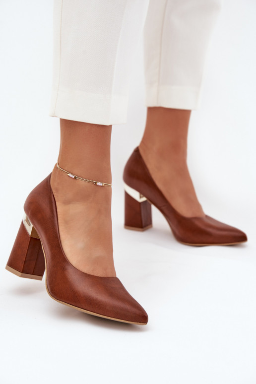 Kožené Topánky LeInski 3117 tmavohnedá