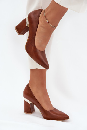 Kožené Topánky LeInski 3117 tmavohnedá 2