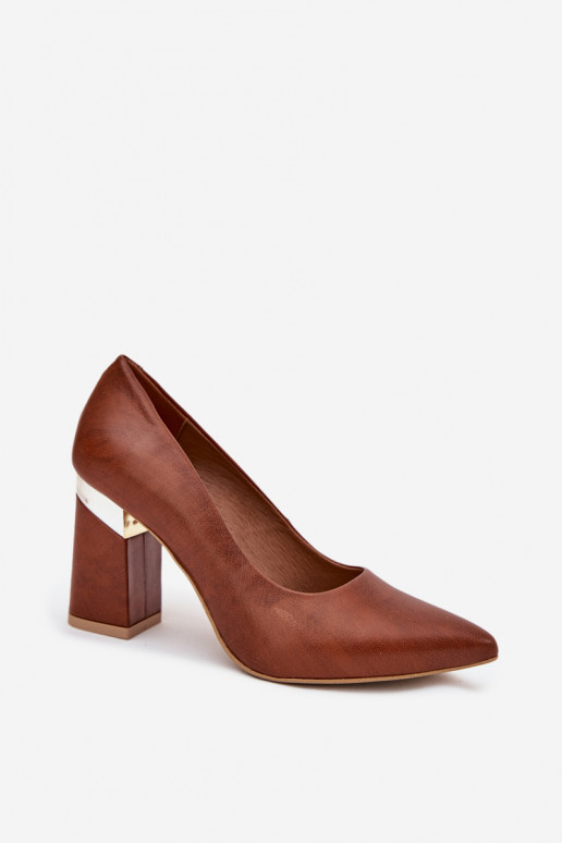 Kožené Topánky LeInski 3117 tmavohnedá