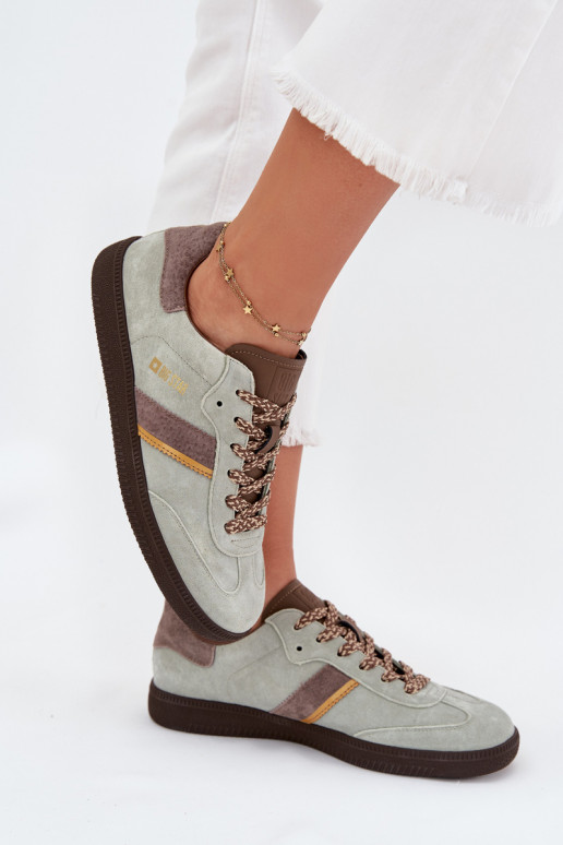 zo semišu Nízka Tenisky model obuvi Dámske Big Star SS274678 HI-POLY SYSTEM mätové farby zo semišu Nízka Tenisky model obuvi Dámske Big Star SS274678 HI-POLY SYSTEM mätové farby