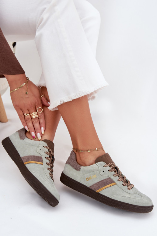 zo semišu Nízka Tenisky model obuvi Dámske Big Star SS274678 HI-POLY SYSTEM mätové farby zo semišu Nízka Tenisky model obuvi Dámske Big Star SS274678 HI-POLY SYSTEM mätové farby