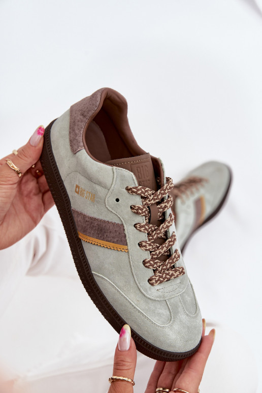 zo semišu Nízka Tenisky model obuvi Dámske Big Star SS274678 HI-POLY SYSTEM mätové farby zo semišu Nízka Tenisky model obuvi Dámske Big Star SS274678 HI-POLY SYSTEM mätové farby