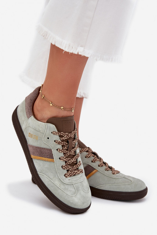 zo semišu Nízka Tenisky model obuvi Dámske Big Star SS274678 HI-POLY SYSTEM mätové farby zo semišu Nízka Tenisky model obuvi Dámske Big Star SS274678 HI-POLY SYSTEM mätové farby