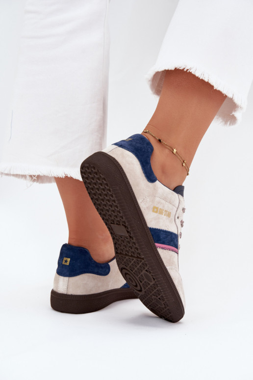 zo semišu Nízka Tenisky model obuvi Dámske Big Star SS274679 HI-POLY SYSTEM sivá zo semišu Nízka Tenisky model obuvi Dámske Big Star SS274679 HI-POLY SYSTEM sivá