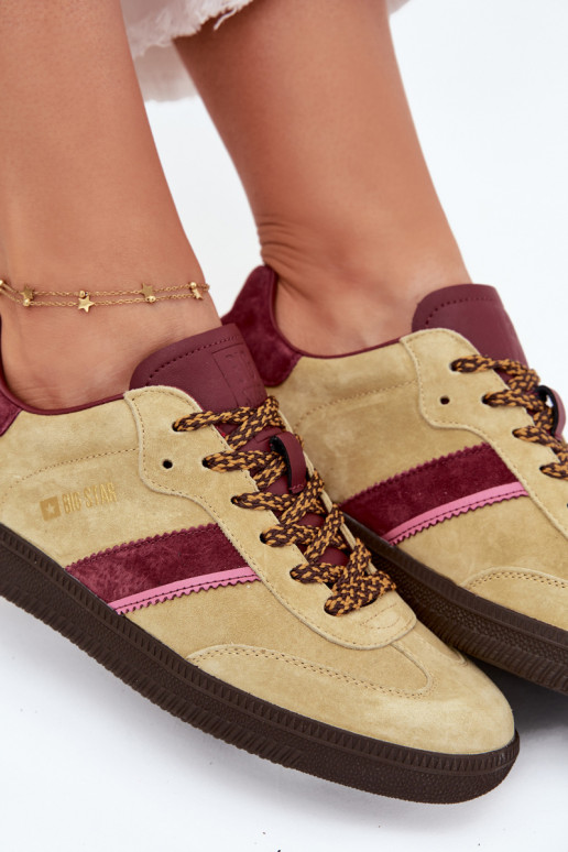 zo semišu Nízka Tenisky model obuvi Dámske Big Star SS274680 HI-POLY SYSTEM Limetka zo semišu Nízka Tenisky model obuvi Dámske Big Star SS274680 HI-POLY SYSTEM Limetka