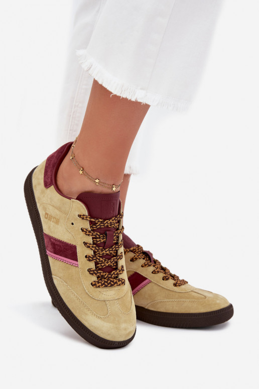 zo semišu Nízka Tenisky model obuvi Dámske Big Star SS274680 HI-POLY SYSTEM Limetka zo semišu Nízka Tenisky model obuvi Dámske Big Star SS274680 HI-POLY SYSTEM Limetka