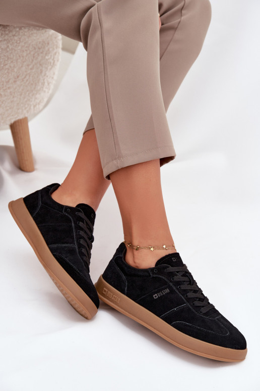 zo semišu Tenisky model obuvi Dámske Big Star SS274673 HI-POLY SYSTEM čierna zo semišu Tenisky model obuvi Dámske Big Star SS274673 HI-POLY SYSTEM čierna