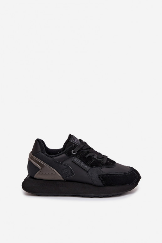 Kožené Tenisky model obuvi Dámske Big Star OO274562 Hi-Poly System čierna